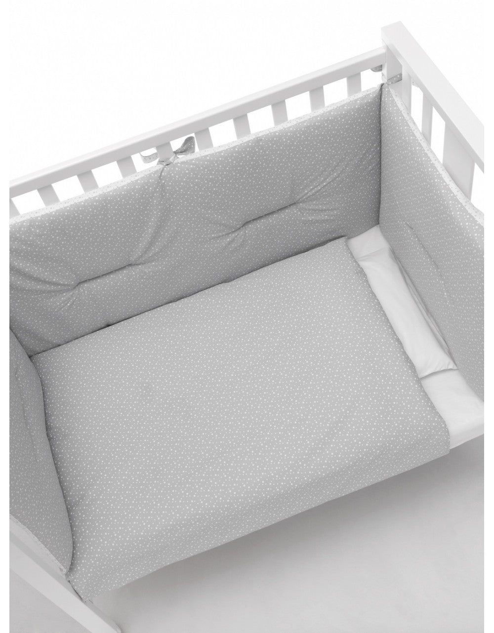 Lettino Mini Stelline Erbesi Bianco