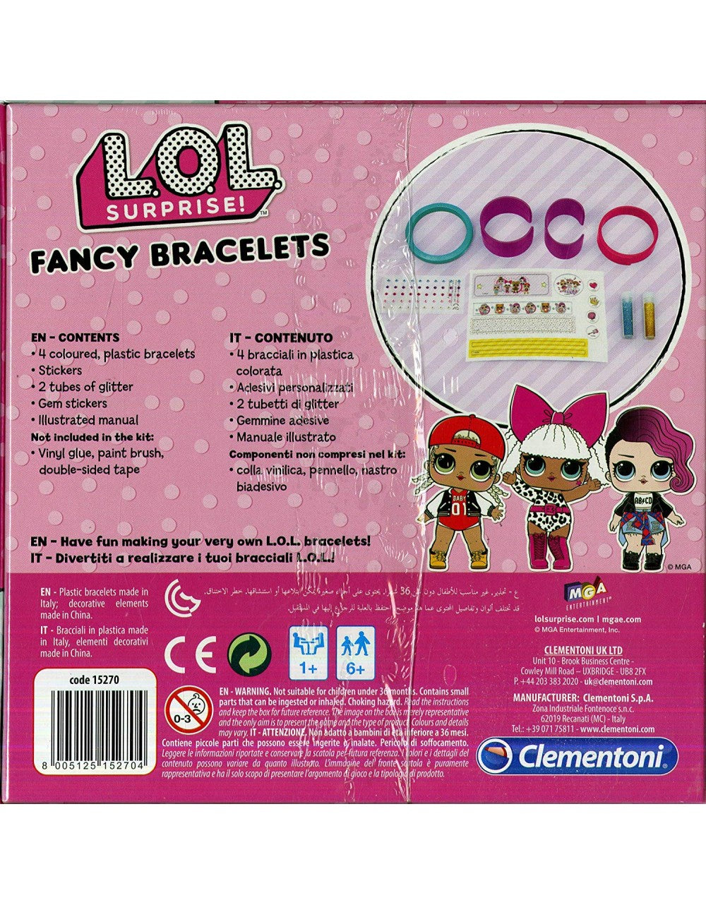 LOL - Fancy Bracelets Clementoni