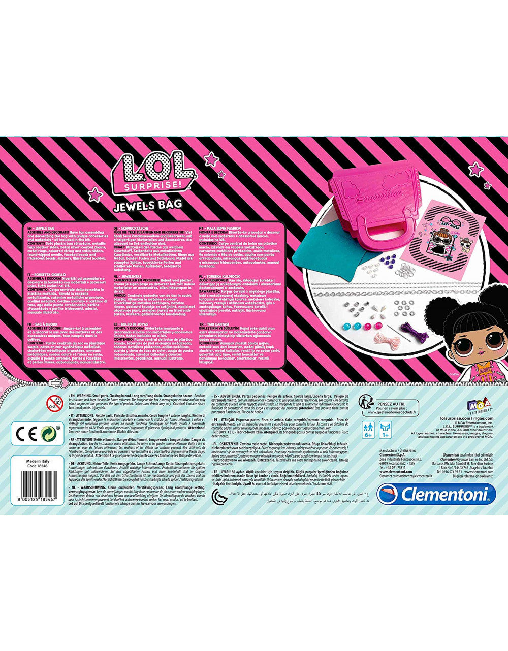 LOL-Bolsa para Joyas Clementoni