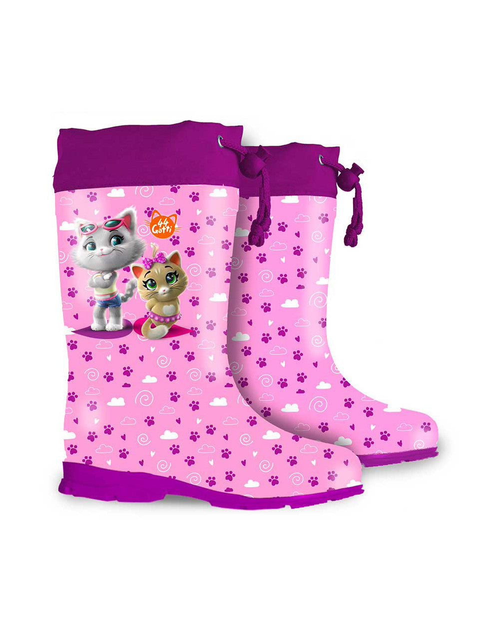Galosce Bambina 44 Gatti - Misura 33/34