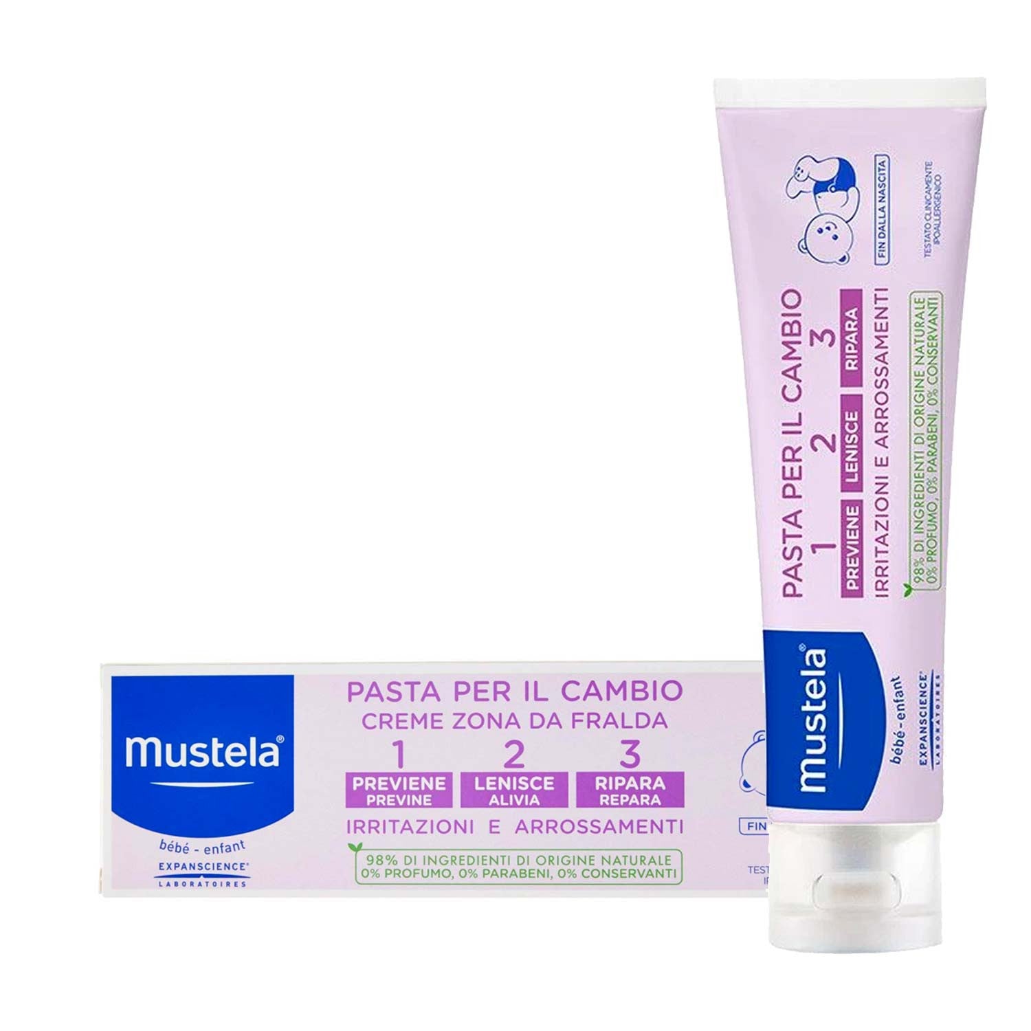 Pasta Per Il Cambio 1 2 3 Mustela - 150 ml