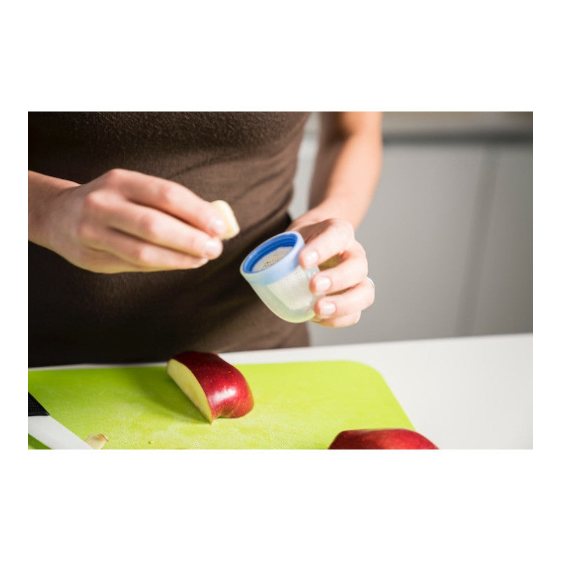 Mangiafrutta e Massaggiagengive Nuvita - Blu