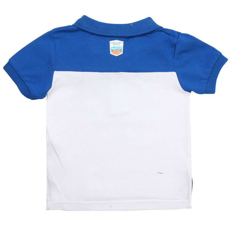 Polo Manica Corta Rolex Blu 18/Mesi