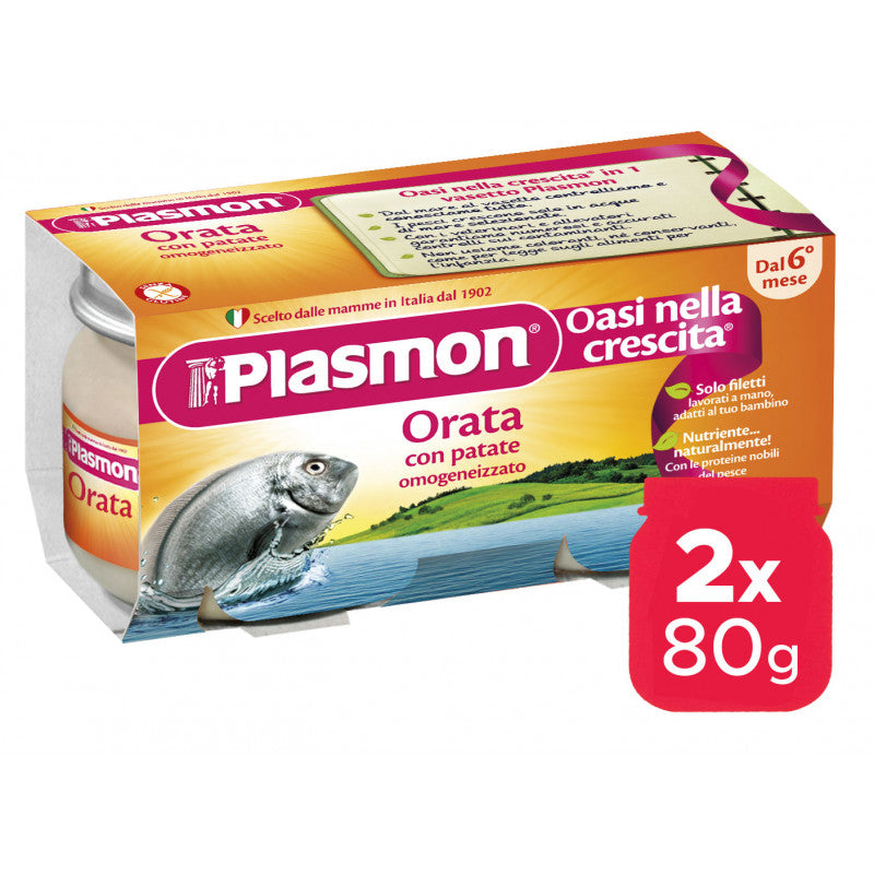 Omogeneizzato Orata Plasmon - 2 x 80 g