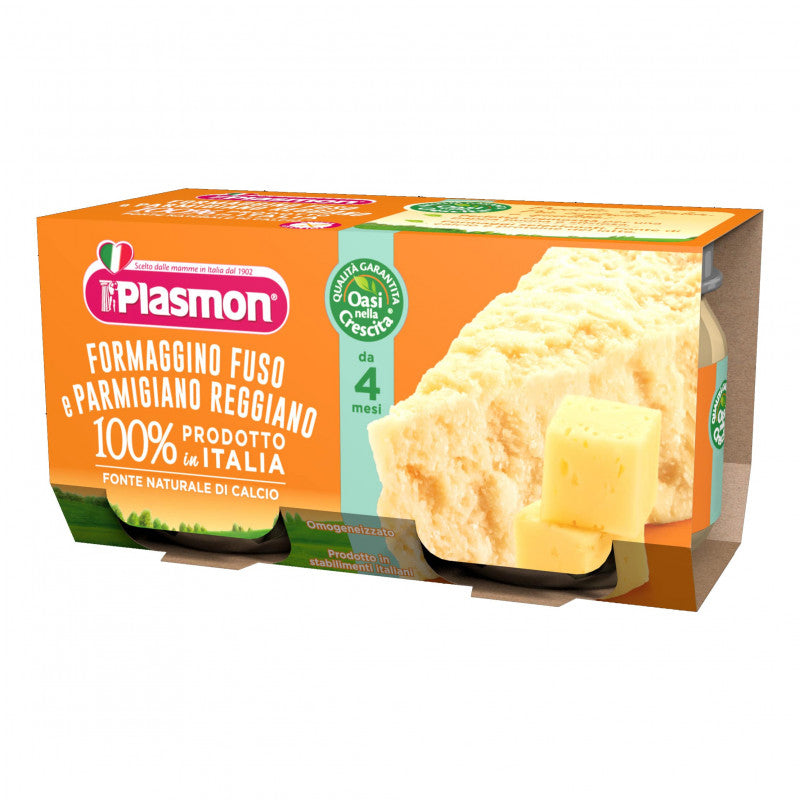 Omogeneizzato Formaggino Fuso e Parmigiano Reggiano Plasmon