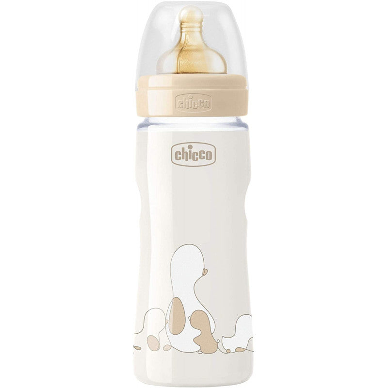 Biberon Chicco Original Touch in Plastica - 330 ml Beige