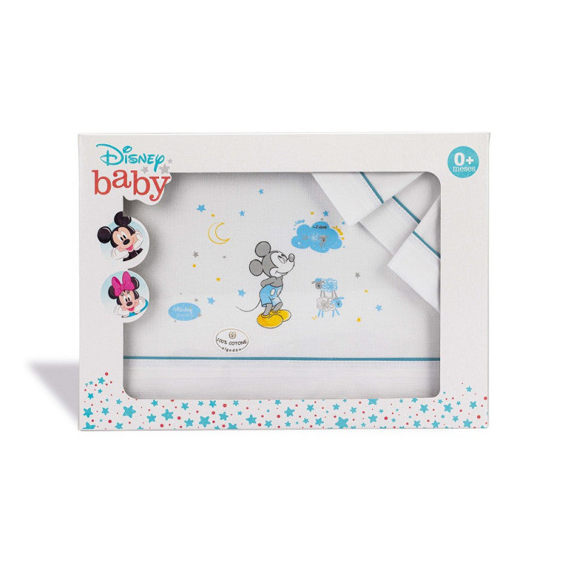 Set Lenzuola per Culla Disney Topolino
