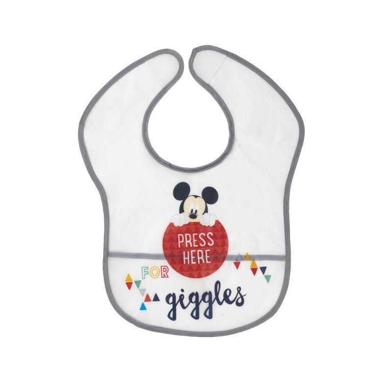 Set 2 Bavaglini in Plastica - Disney Topolino