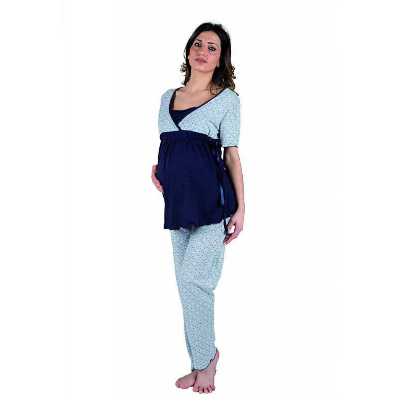 Pijama con Lazo, Manga Corta