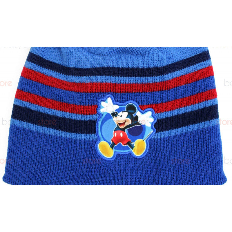 Set Sciarpa, Cappello e Guanti Mickey Mouse Blu