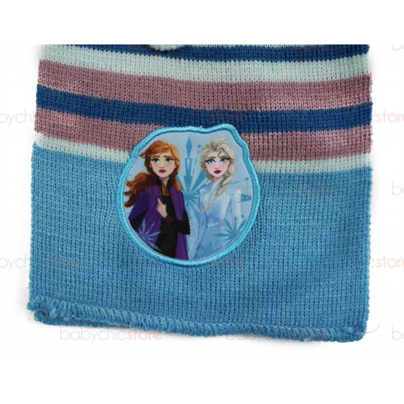 Set Sciarpa, Cappello e Guanti Frozen - Azzurro