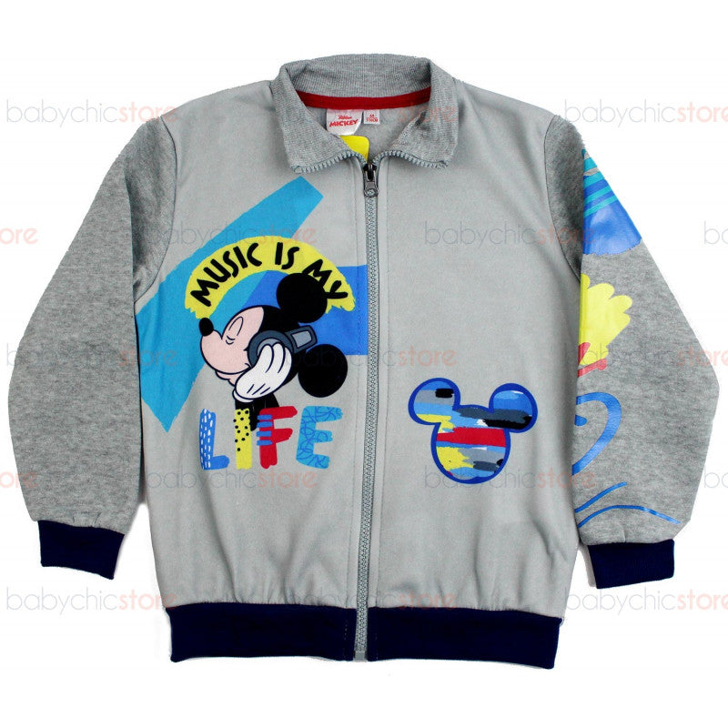 Jogging Set Mickey Mouse - Grigio/Blu - 7 Anni