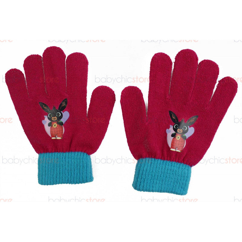 Set Cappello e Guanti di Bing - Fucsia