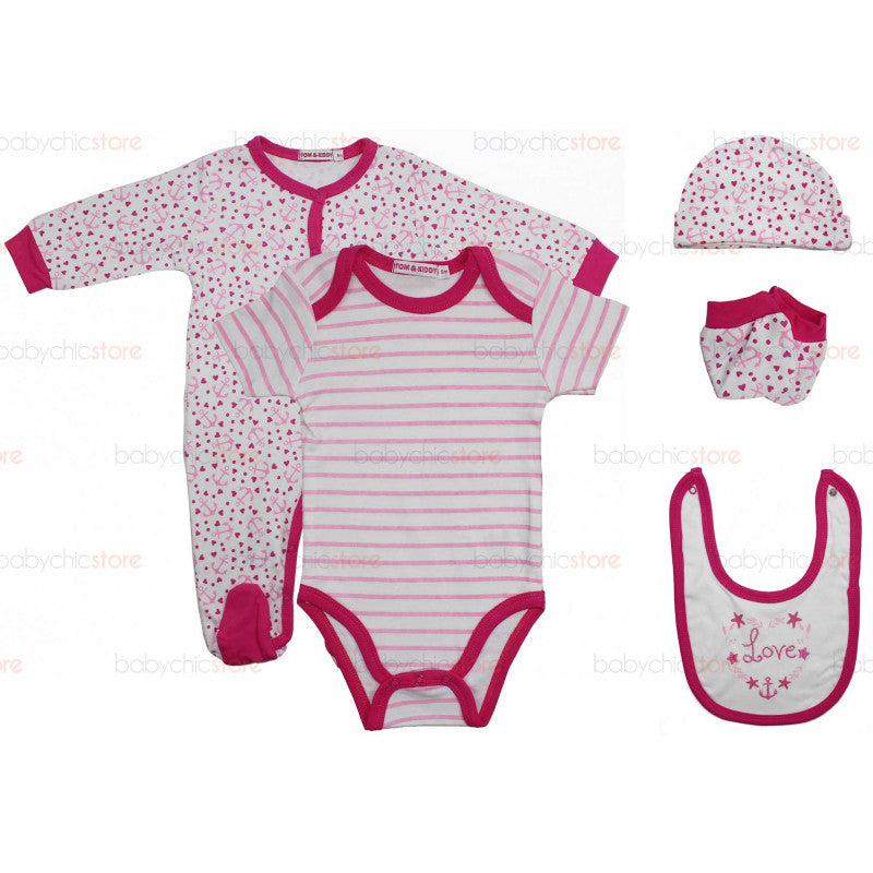 Set Completo Body e Tutina Love - 1 Mesi