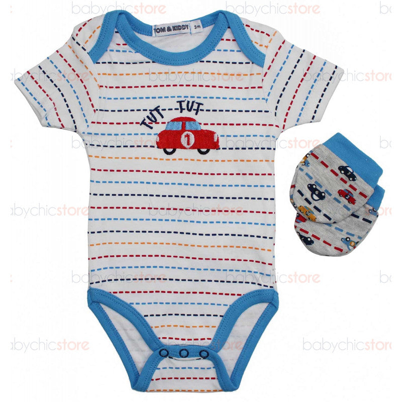 Set Completo Body e Tutina Car - 1 Mese