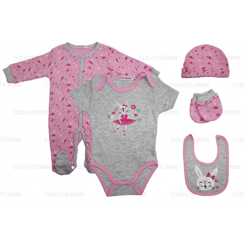 Set Completo Body e Tutina Rabbit - 3 Mesi