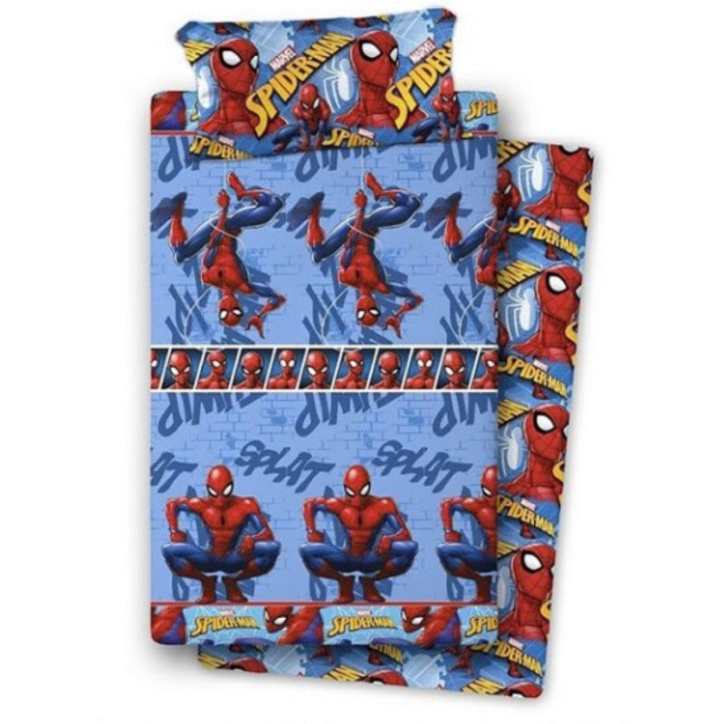 Juego de Cama de Franela de Spiderman