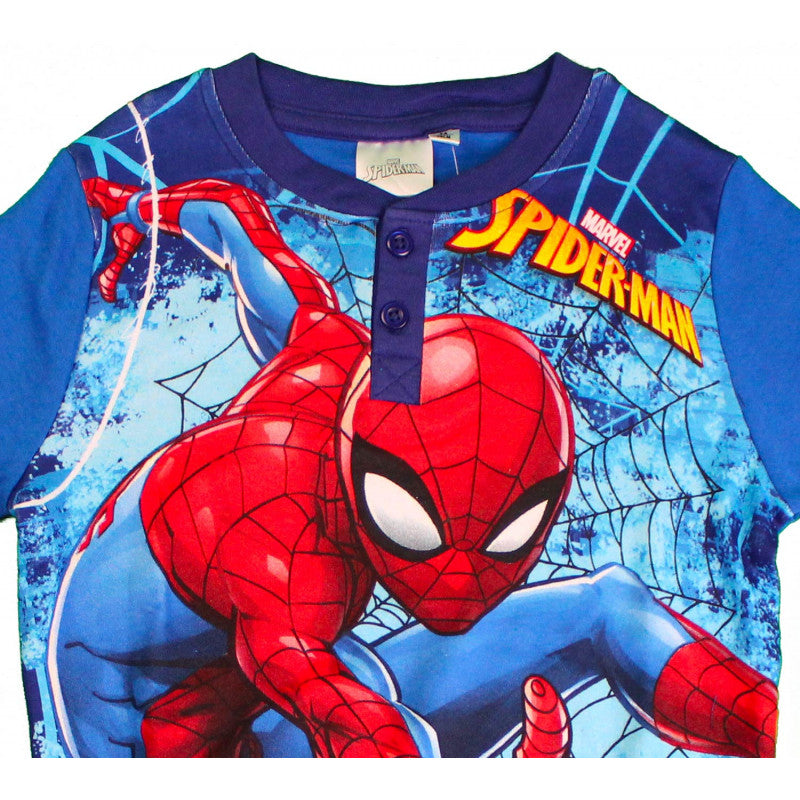 Pigiama Disney Spiderman - Azzurro