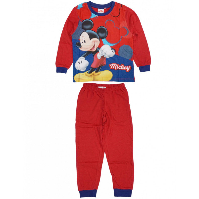 Pigiama Disney Mickey Mouse - Rosso 4 Anni