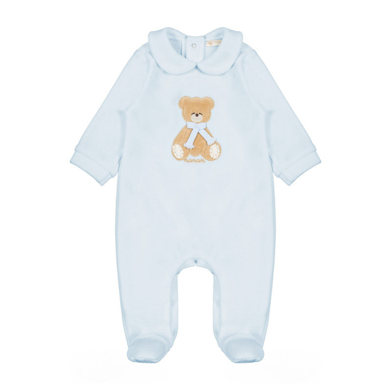 Tutina Azzurra Collezione Pallino - 6 Mesi