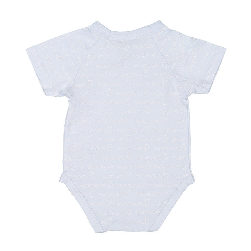 Body Maniche Corte Nanan Azurro 0-1 Mese