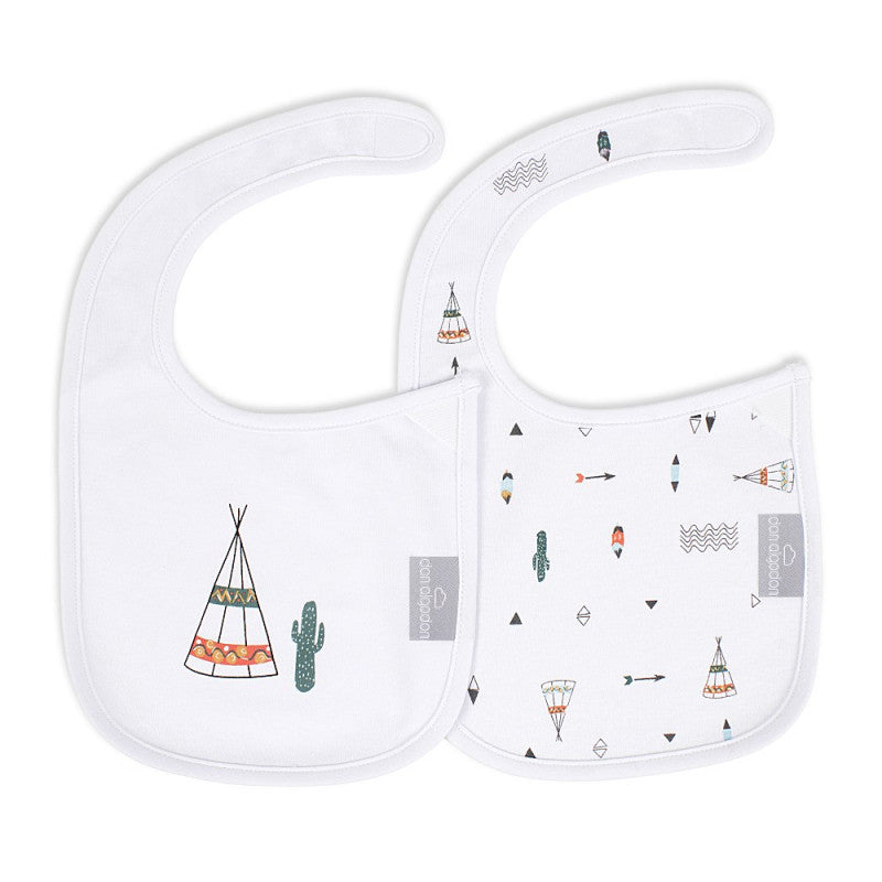 Set 2 Bavaglini Dakota - Chiusura Velcro