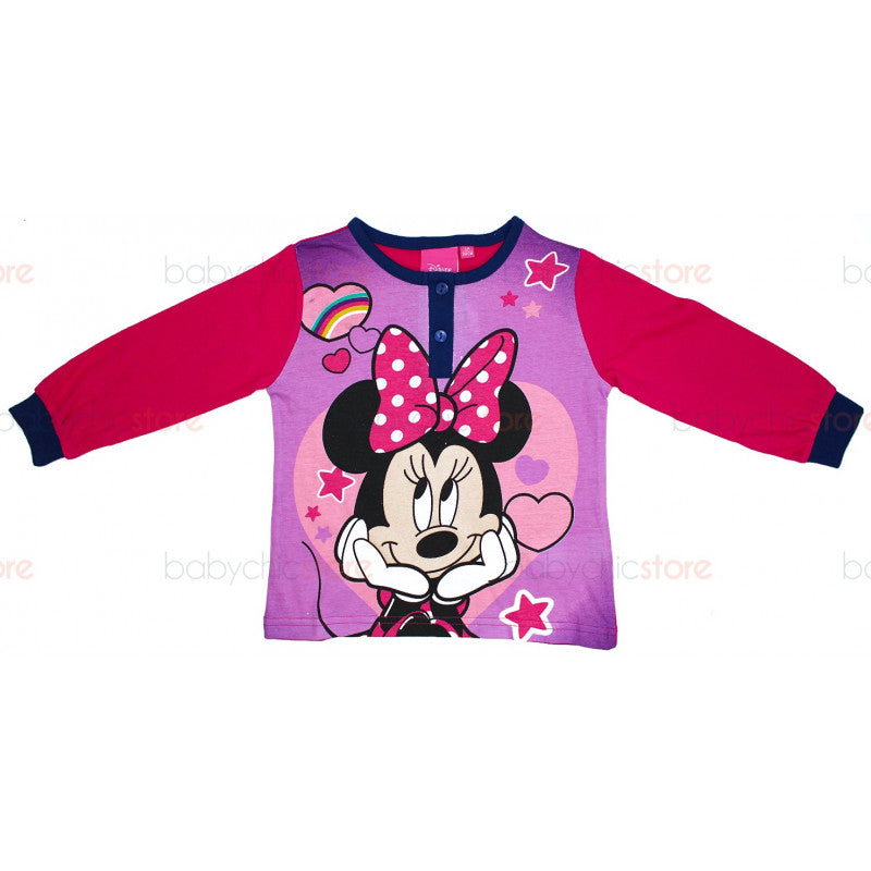 Pigiama Primavera/Estate Minnie Viola - 4 Anni