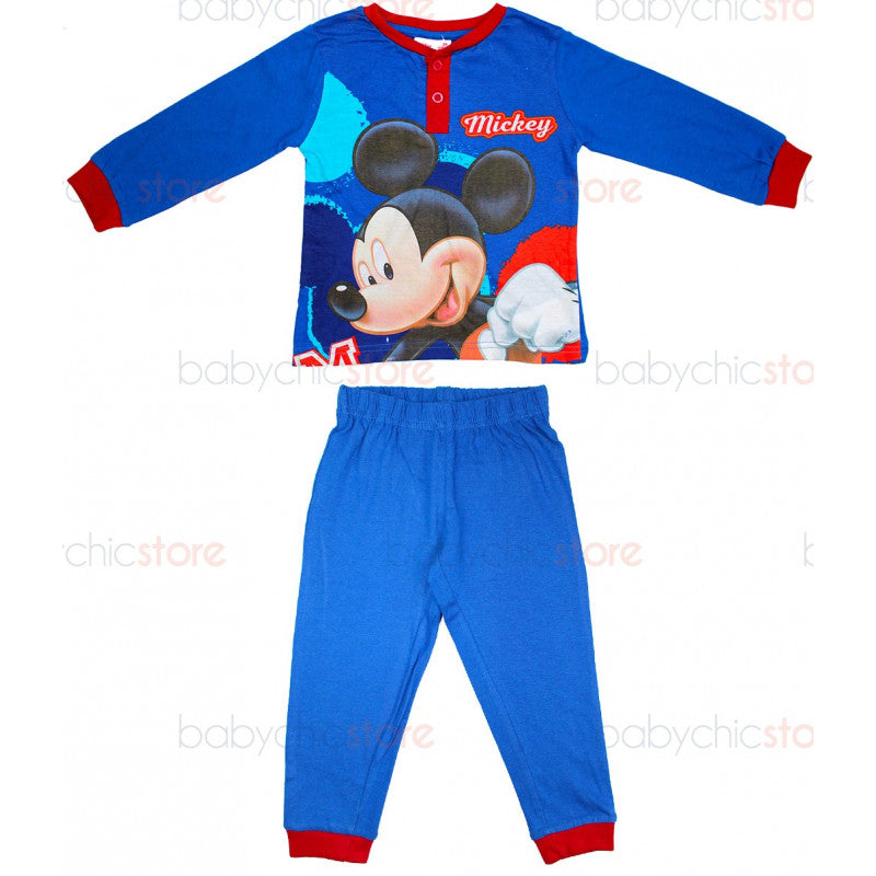 Pigiama Primavera/Estate Topolino Blu - 3 Anni