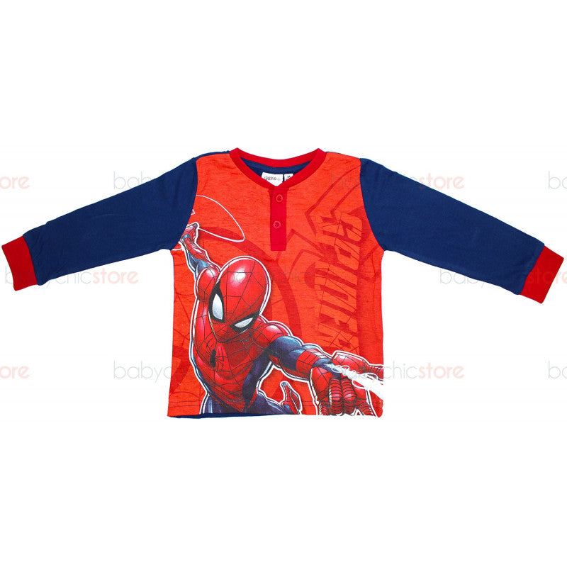 Pigiama Primavera/Estate Spiderman Rosso - 6 Anni