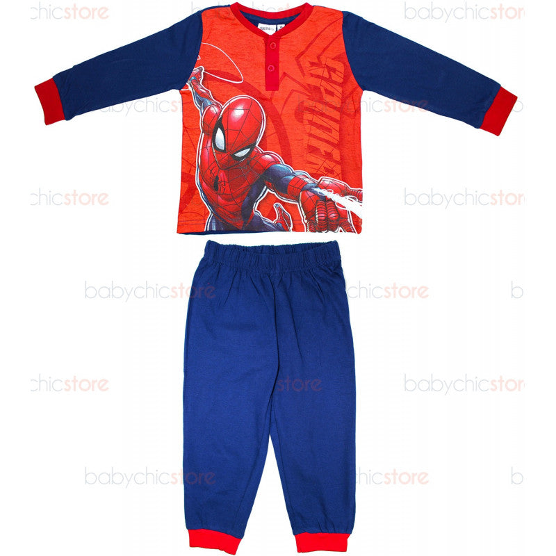 Pigiama Primavera/Estate Spiderman Rosso - 8 Anni