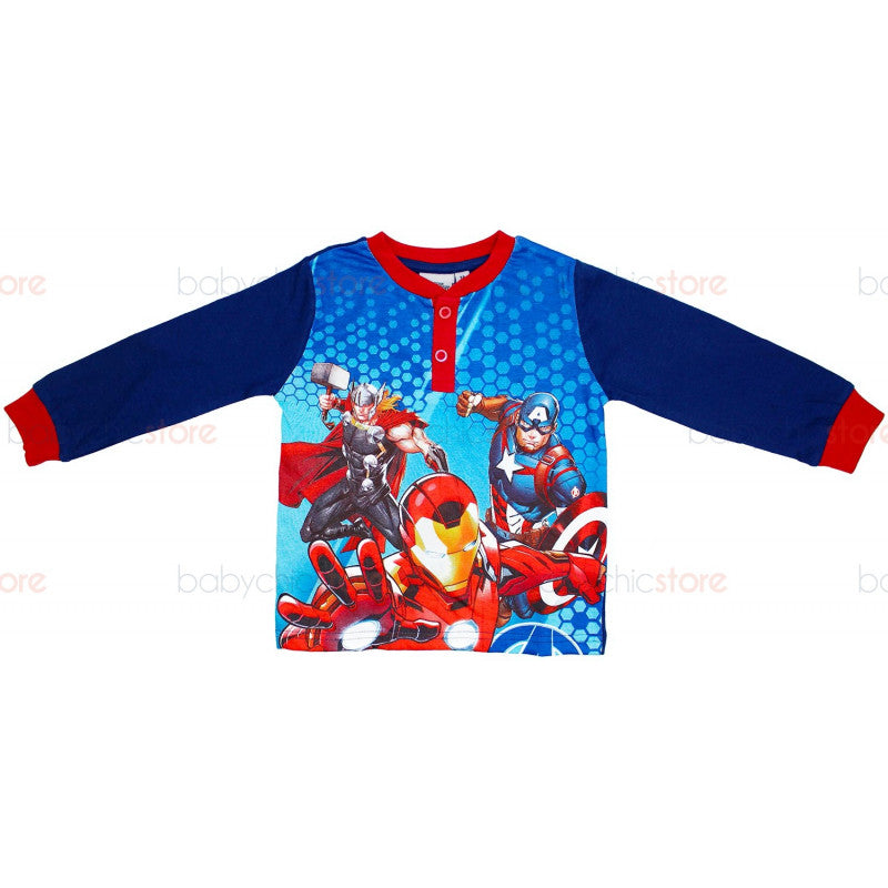 Pigiama Primavera/Estate Avengers Rosso - 5 Anni