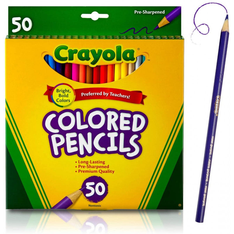 Set 50 Matite Colorate Crayola