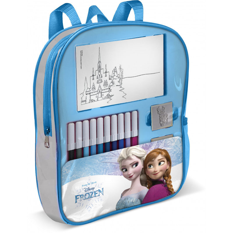 Mochila con pinturas de Frozen