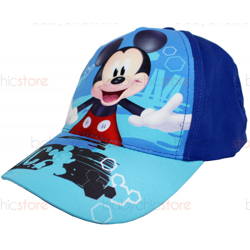 Cappellino con Visiera Mickey Mouse - Blu