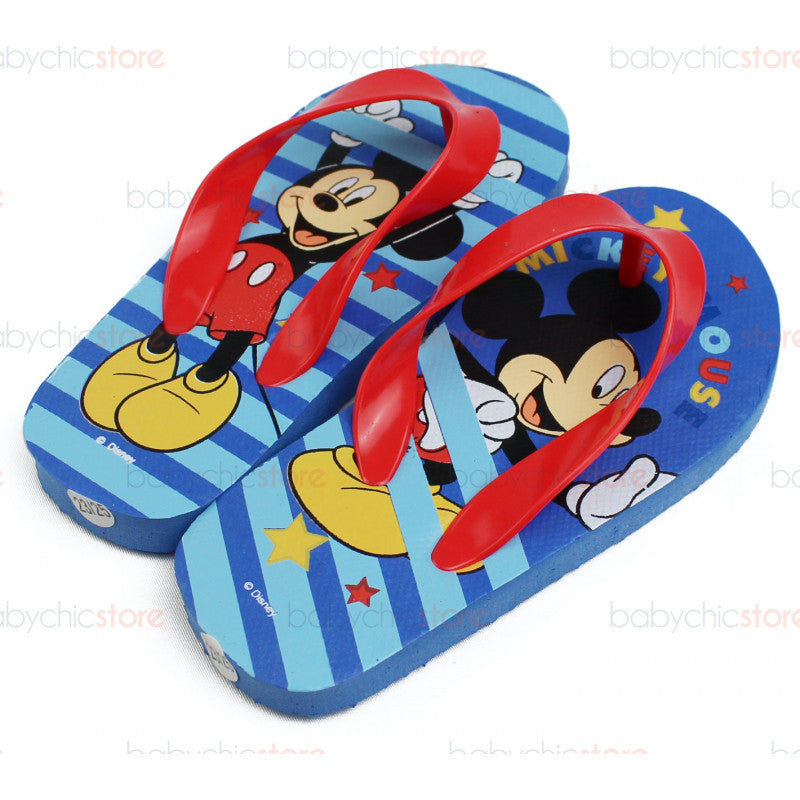 Blau/rote Micky-Maus-Flip-Flops - 28/29