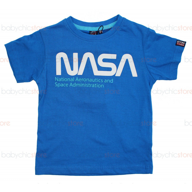 T-Shirt NASA - Azzurra