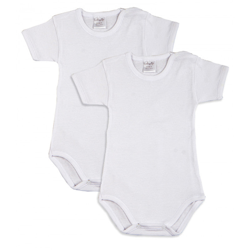Set 2 Body Neonato a Mezza Manica - 0 Mesi