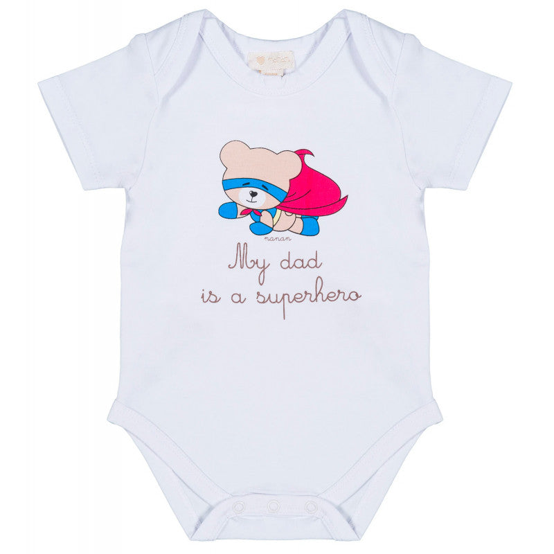 Body Neonato My Dad is a Superhero Nanan - 1 Mese