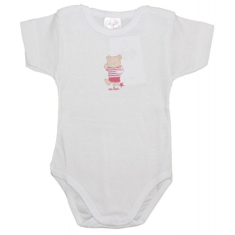 Set 2 Body Orsetto Rosa - 3 Mesi