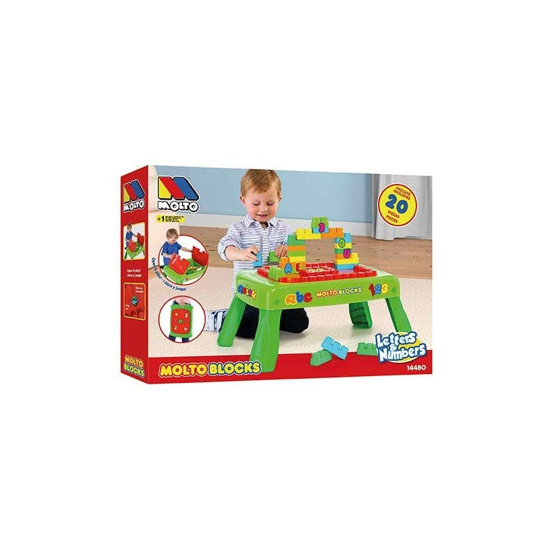 Mesa de bloques plegable Mucho