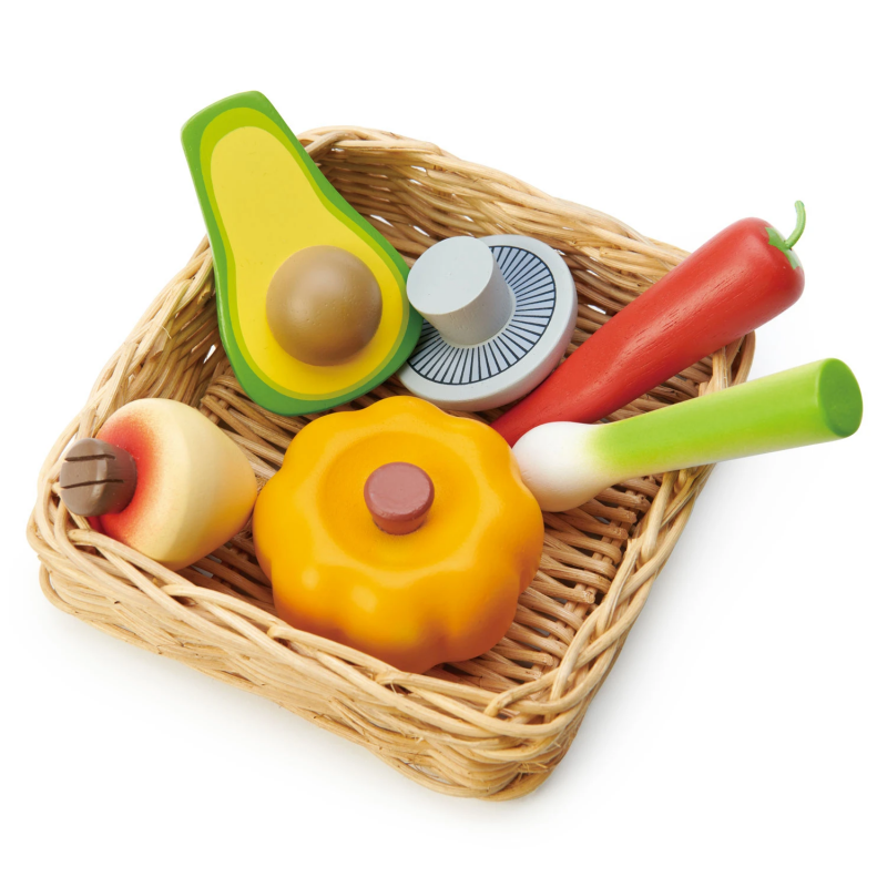 Cesta de verduras