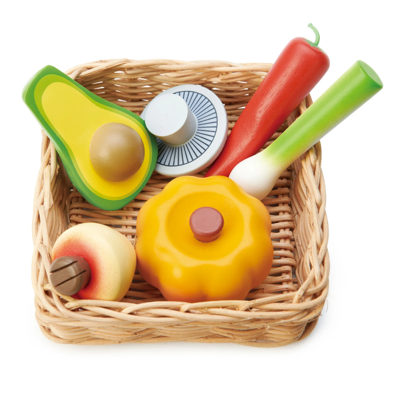 Cesta de verduras