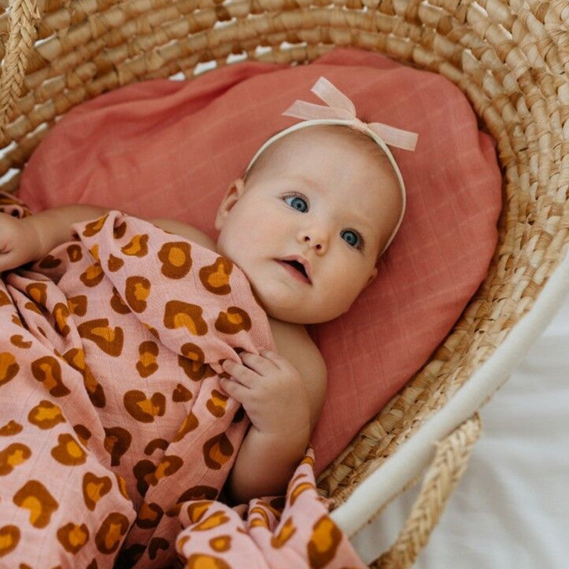 Tommy Lise - Mussola in Cotone Coral Leopard