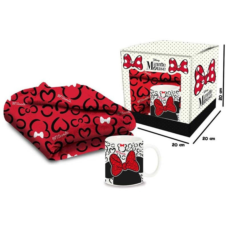 Ensemble de housses à poils Minnie Mouse Cup Plus