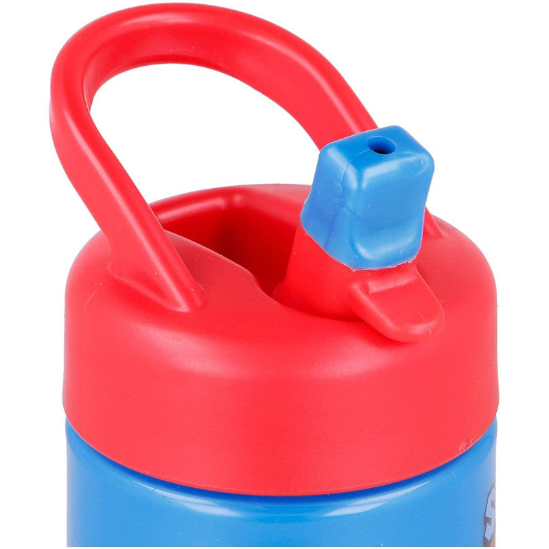 Botella con Pajita Mario Bros Gris