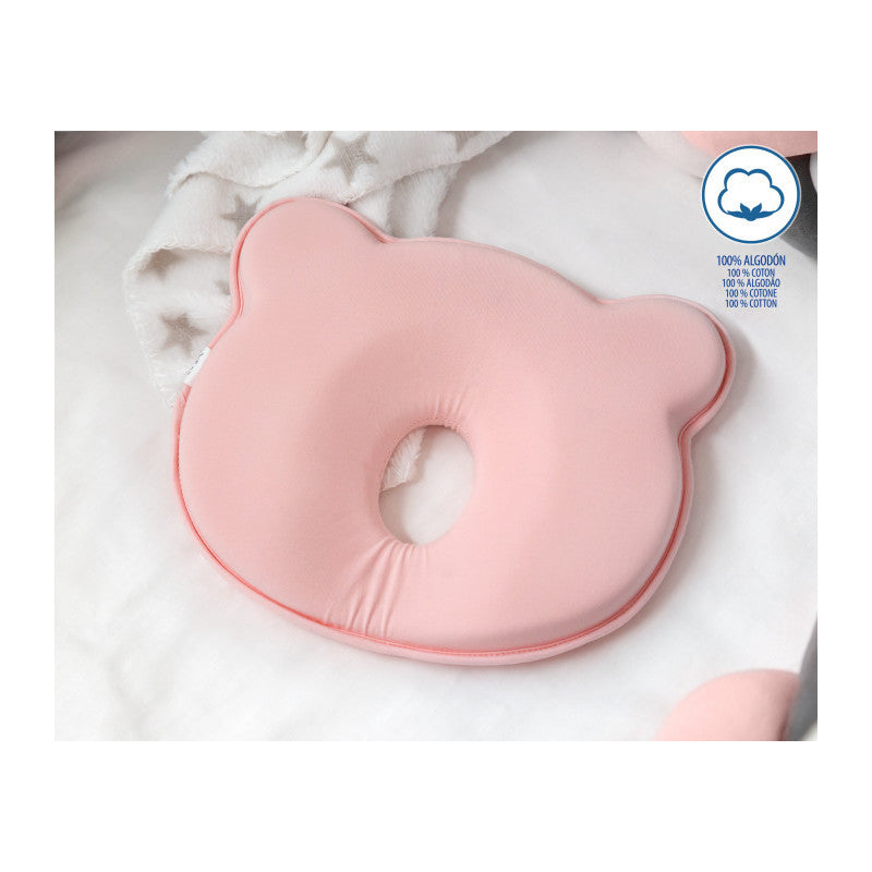Cuscino Ergonomico per Neonato - Rosa