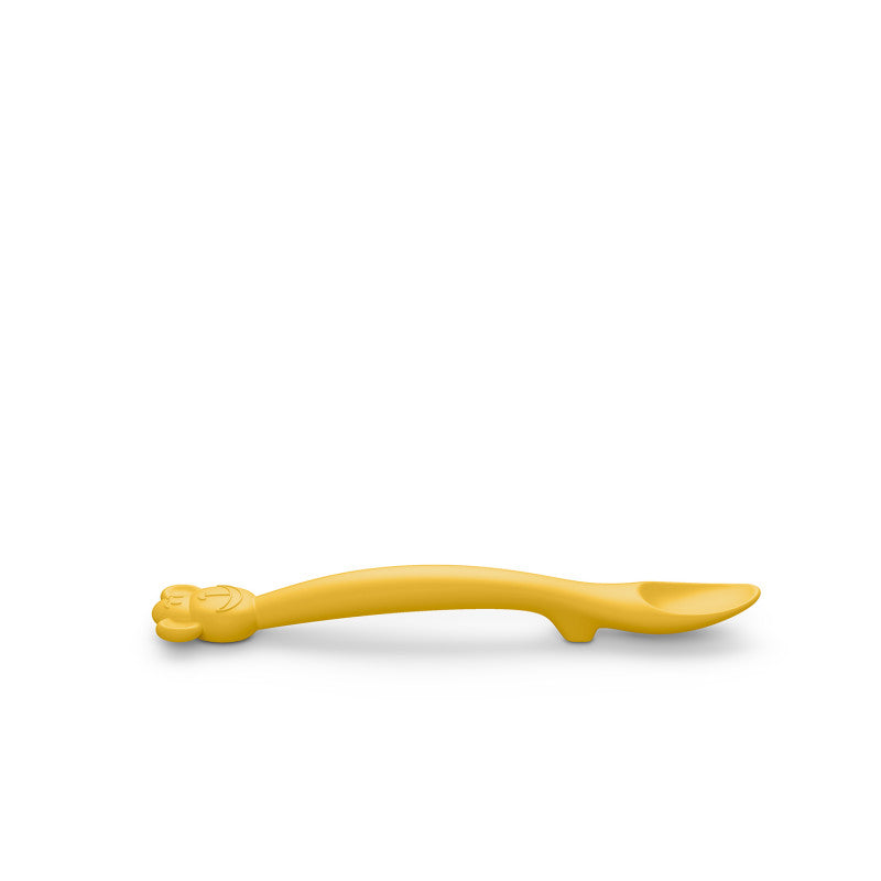 Cucchiaio In Silicone Per Bambini +4 Mesi - Giallo