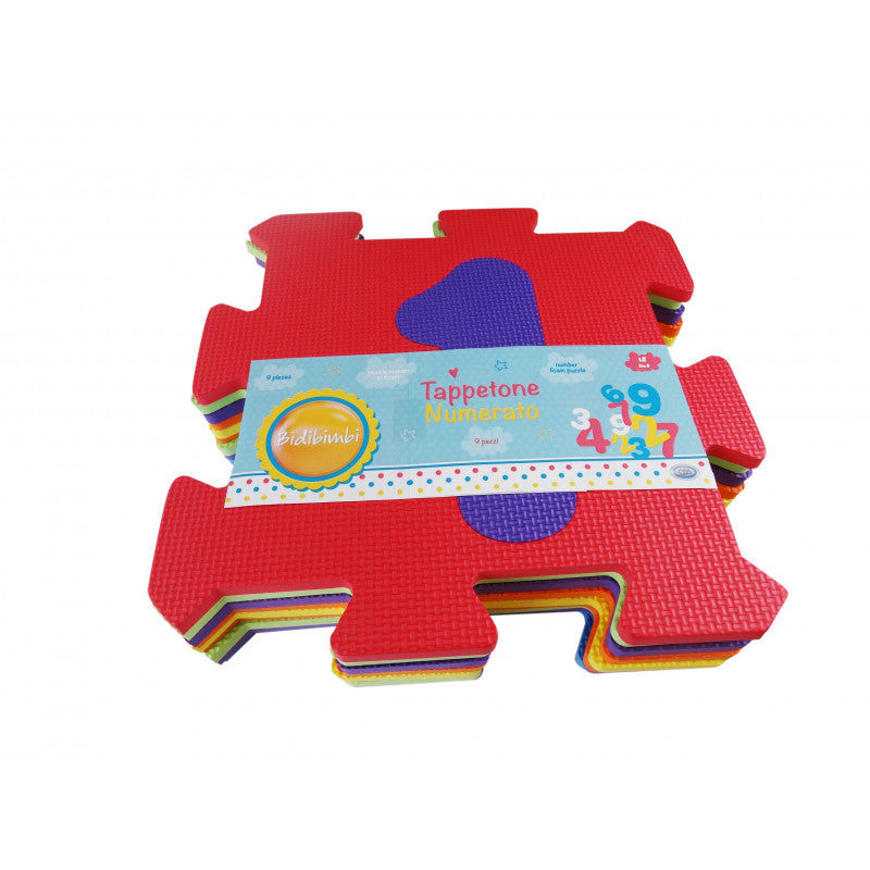 Tapis numéroté en MOUSSE