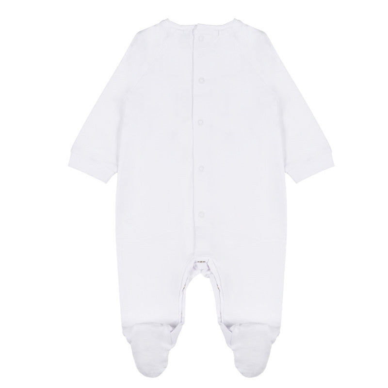 Tutina con Scritta 6 Mesi Grigio