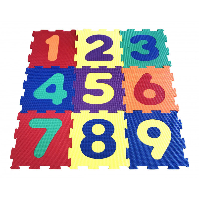 Tapis numéroté en MOUSSE